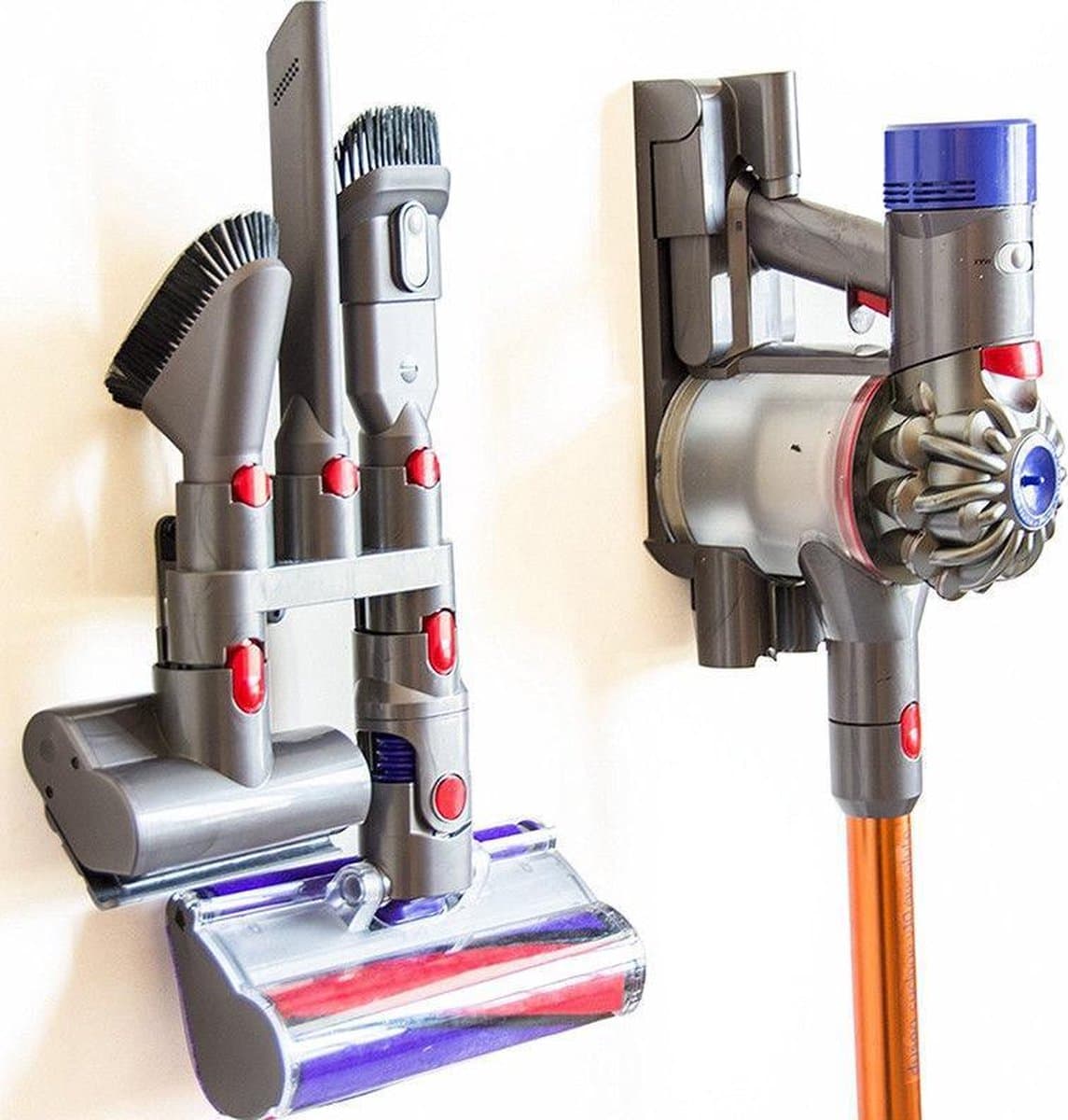 BukkitBow - Dyson Wandhouder - Dyson Muurbeugel - Ophangsysteem voor Dyson V7/V8/V10/V11 — afbeelding 1