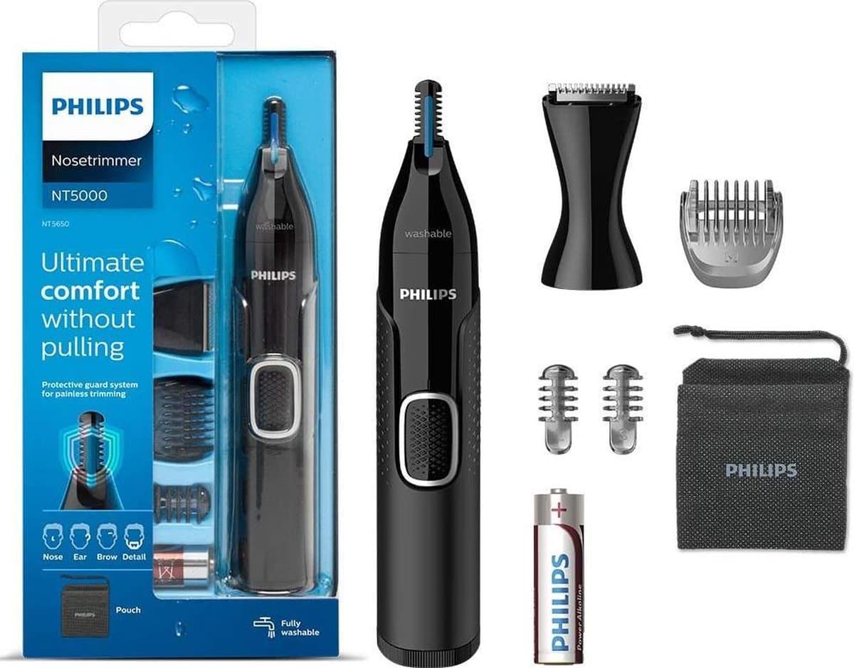 PHILIPS 5000 Series Neushaartrimmer Trim neus-, oor- en wenkbrauwhaar NT5650/16 — afbeelding 1