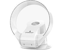 Bladeless Wandventilator - Stille Ventilator Muur - Frisse Lucht Creëren - 8 Snelheden Timer - 120 Graden Verstelbaar - Wit