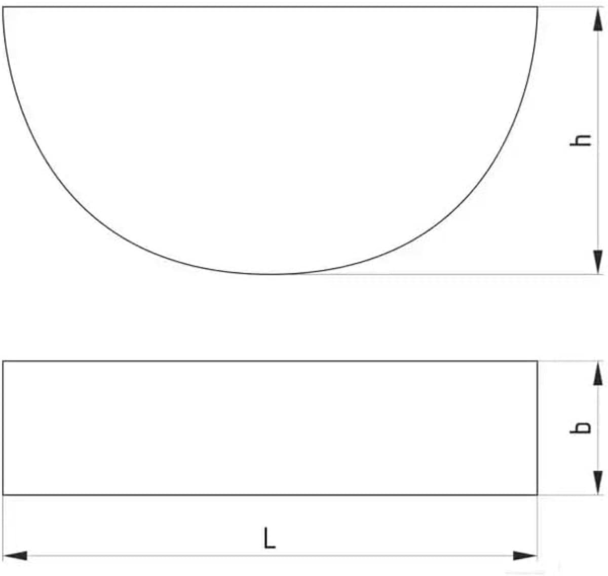 SnelShoppen - 4 x Aansluitingsstangen voor Passiefveren, Stalen Half Maan Sleutels, 5x9x22mm voor Tractor, Grasmaaier, Motor, Scooter, Moped — afbeelding 1
