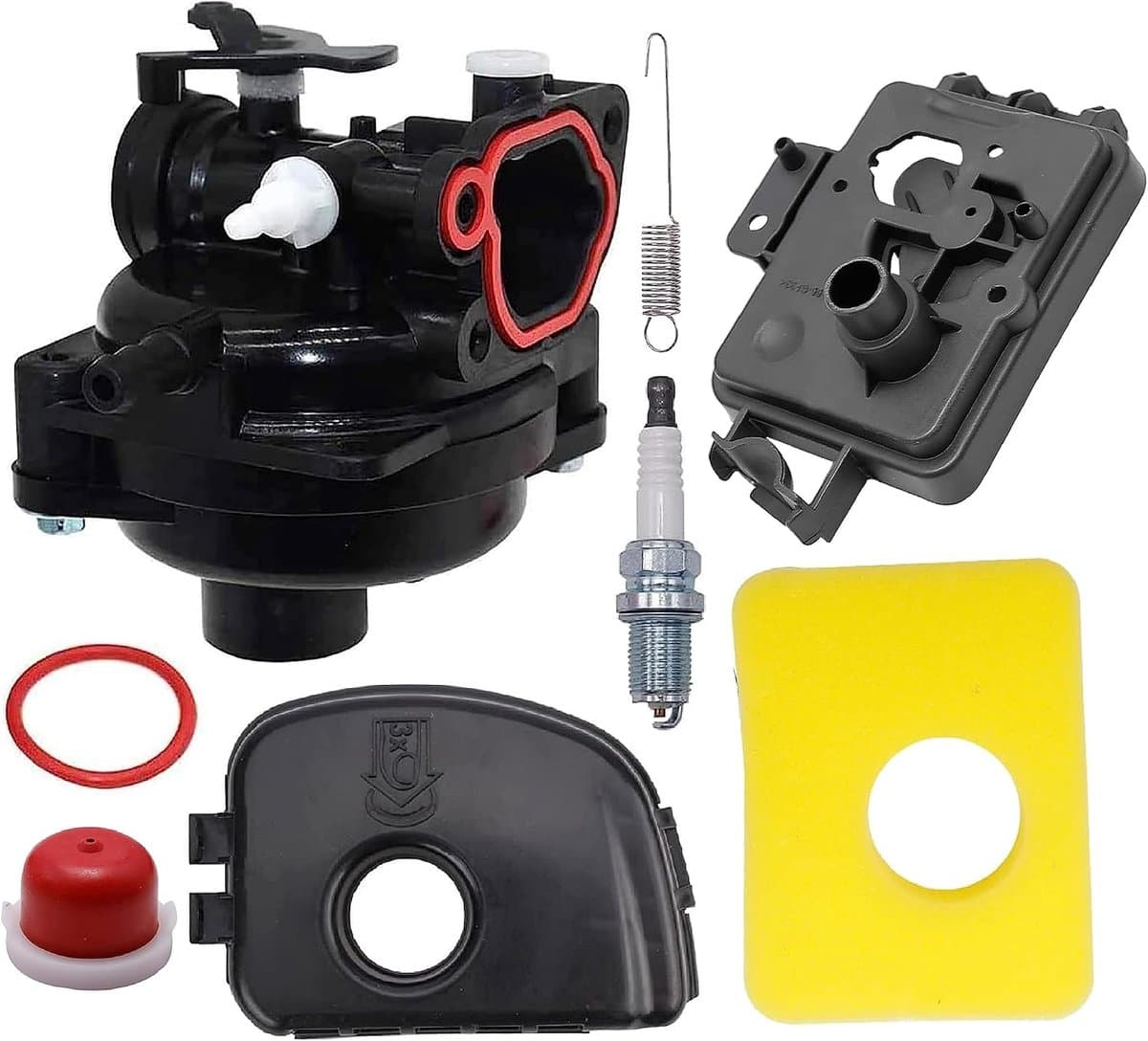 Carburateur vervangingsonderdeel - voor Briggs 593261 595656 591979 - 125cc 140cc grasmaaier - optimale prestaties - ShopVlot — afbeelding 1
