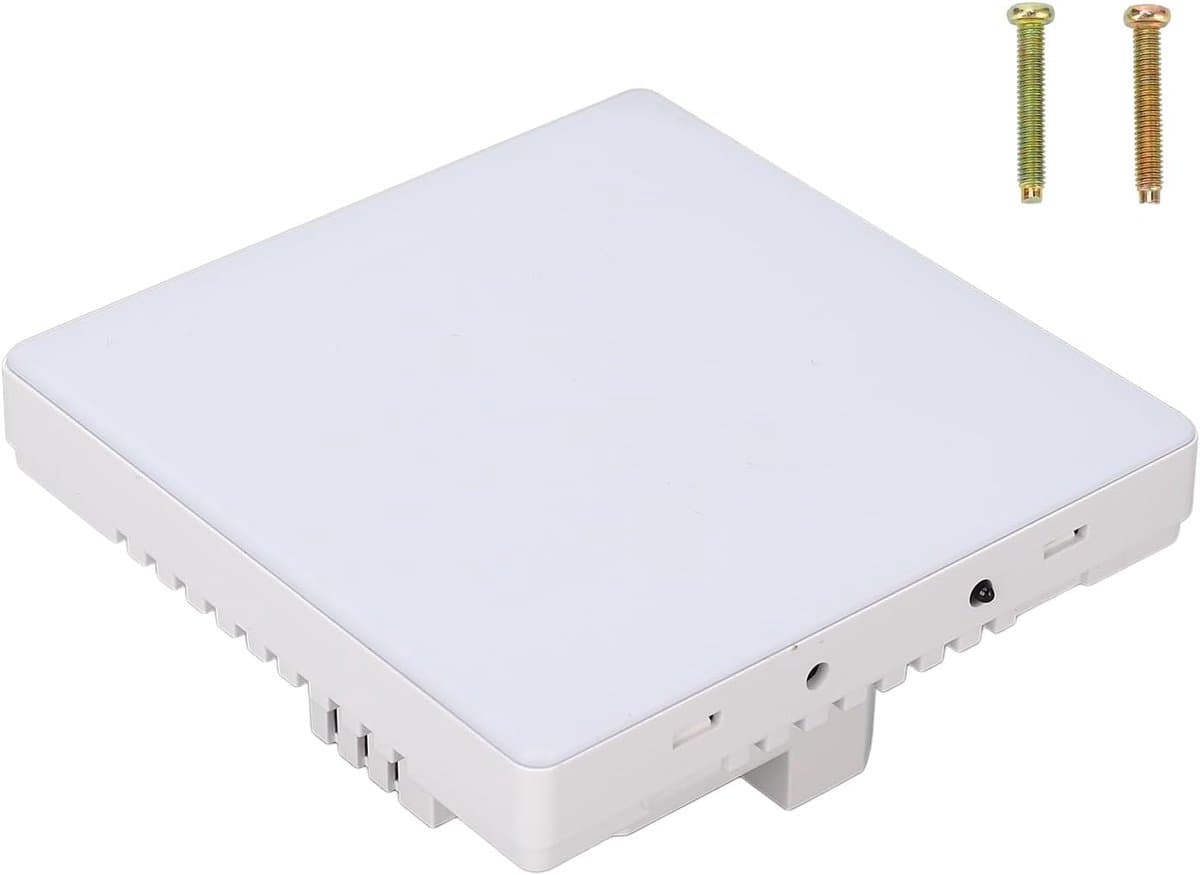 Slimme Thermostaat - Temperatuurregelaar - Comfort Thuis - Wifi App Bediening - 86x86x40 mm - Wit — afbeelding 1