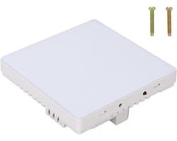 Slimme Thermostaat - Temperatuurregelaar - Comfort Thuis - Wifi App Bediening - 86x86x40 mm - Wit