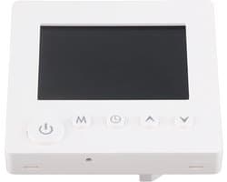 Slimme Thermostaat - Programmeerbare Regelaar - Comfort Instellen - App Bediening - 41x86x86 mm - Wit