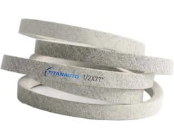 Dek riem grasmaaier - Vervangende riem Maaier riem - Gras maaien - Kevlar versterkt - 1/2" x 77" - Zwart