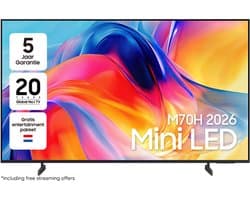 Samsung UE55M74H - 55 inch - 4K MiniLED - 2026 + 3 jaar extra garantie - Smart TV