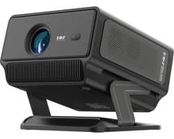 SnelShoppen - Draagbare 4K Beamer, FHD 1080P, 1200 ANSI, Autofocus, 20W HiFi, Android 14, WiFi, Bluetooth, Ideaal voor Thuisbioscoop, Feest, Camping,