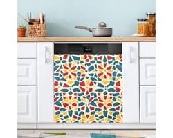 Magnetische Vaatwasser Cover met Geometrisch Design 58x66 cm