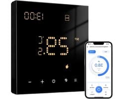Slimme Thermostaat - Verwarming Thermostaat - Comfort Verhoging - App & Spraakbesturing - 9 x 6 cm - Wit