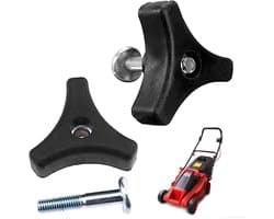 SnelShoppen - 2 Pack Universale Grasmaaier Handvat, Wing Nut Bouten, Schroef Bouten, Verstelbare Handvatten, Grasmaaier Accessoires voor Tuin Gebruik