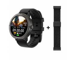 Evy24 Smartwatch EV1 GPS 42mm - GPS Smartwatch Dames & Heren - AMOLED Sporthorloge - Bluetooth Bellen - 5ATM Waterdicht - GPS Horloge - Hartslagmeter - 170+ Sportmodi - iPhone & Android - Gunmetal