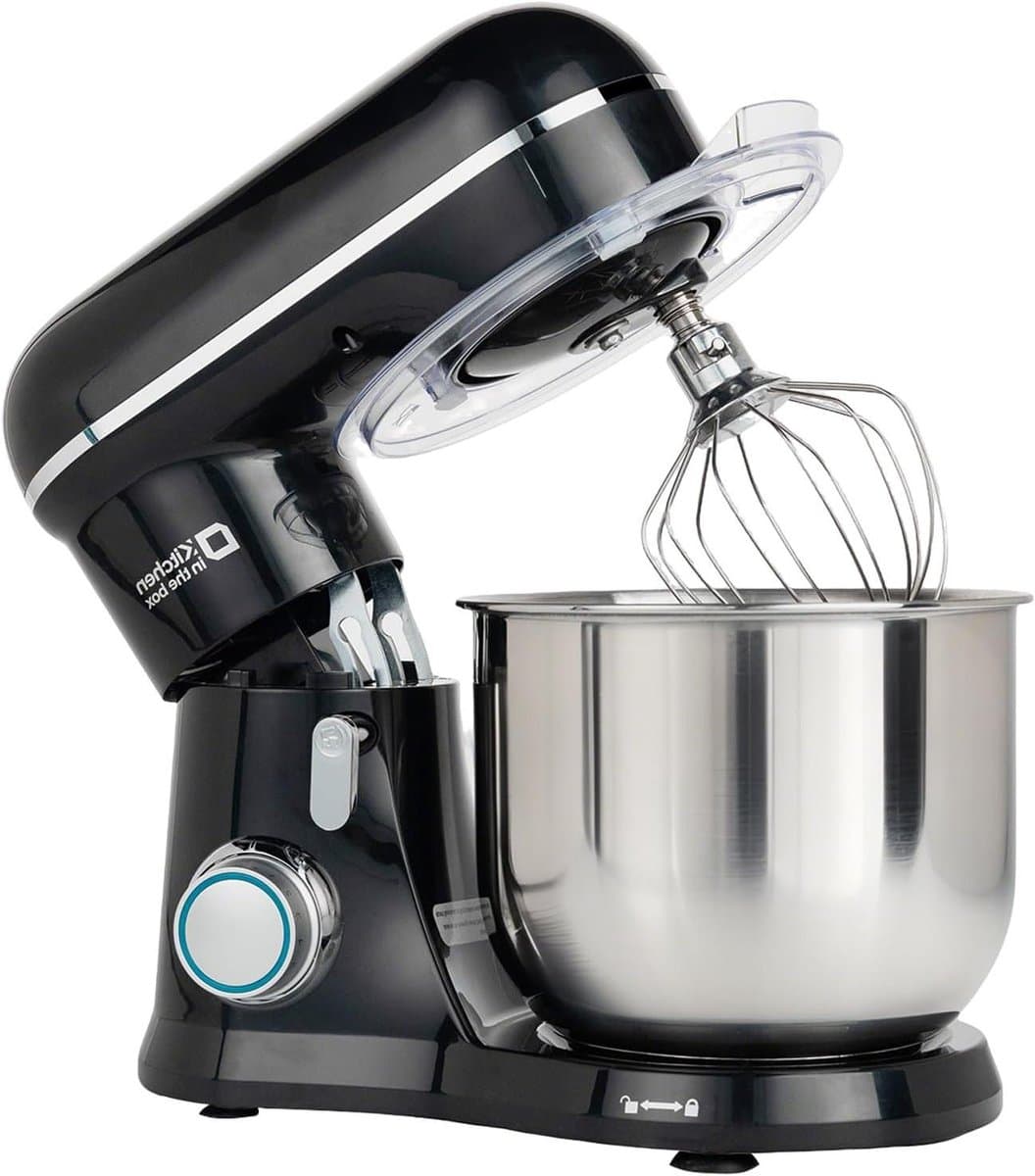 Keukenmachine - Mixer Deegmachine - Bakken Thuis - Krachtige 800W Motor - 35 Liter - Zwart — afbeelding 1