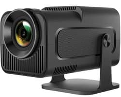 One Zisa - HY300 Mini - Beamer - Projector Beamer - Mini Meamer - 1920x1080dpi - Automatische focus - met WiFi - Android 11 - Zwart
