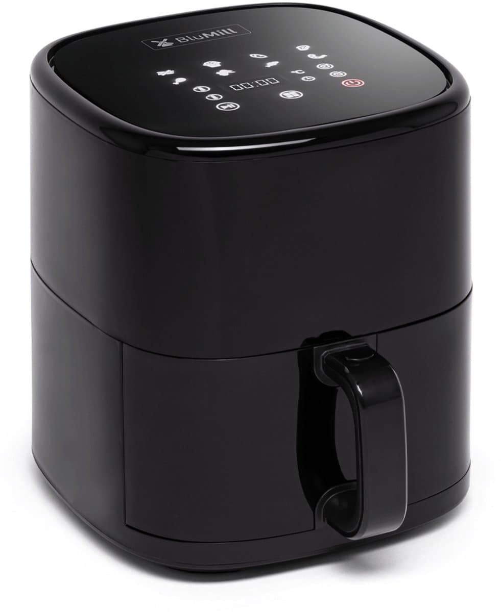 BluMill Digitale Airfryer - 8 Programma's - Timer - 5L - Te bedienen met Touch Screen of App — afbeelding 1