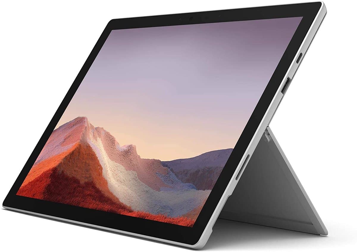 Surface Pro 7+ (256GB SSD | 16GB RAM | i7-1165G7 | Platinum) — afbeelding 1