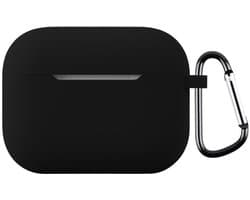 Telestore - hoesje geschikt voor AirPods Pro 3 soft case cover - zwart - TPU hoesje Beschermhoes - AirPods Pro 3 Cover - AirPods Pro 3 hoesje - Geschikt voor Apple AirPods Pro 3 - gel hoesje met sleutelhanger