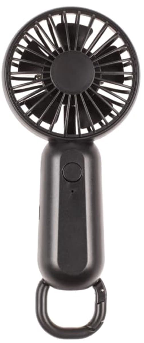 Mini USB-ventilator met karabijnhaak - oplaadbaar en draagbaar met 3 snelheden voor binnen en buiten — afbeelding 1