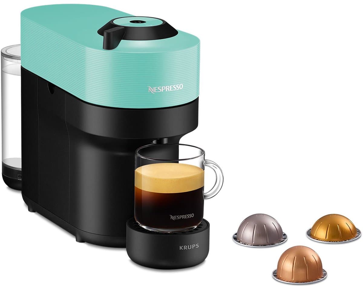 Krups Vertuo POP XN9204 - Koffiecupmachine - Aqua Mint - Compact - Voor Grote Koppen — afbeelding 1