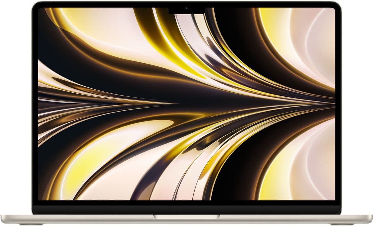 Apple MacBook Air (2022) MLY23N/A - 13.6 inch - Apple M2 - 512 GB - Sterrenlicht — afbeelding 1