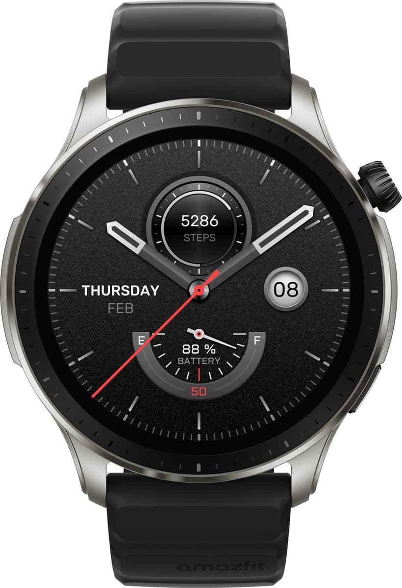 Amazfit GTR 4 - Smartwatch - 46 mm - Zwart — afbeelding 1