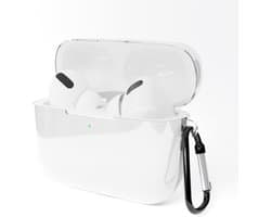 Shieldcase Case - beschermhoes geschikt voor Airpods Pro / 2 Pro silicone case - case geschikt voor Airpods Pro / Pro 2 hoesje - optimale bescherming - transparant