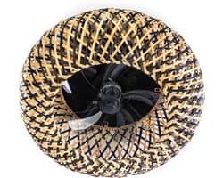 Expo Trading ETH - Plafondventilator No. 8 Otis Ø 50 cm beige zwart