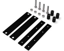 Bodo® - Wasmachine Verhoger connectieset - Zwart - voor WV52 - WV53 - WVH53