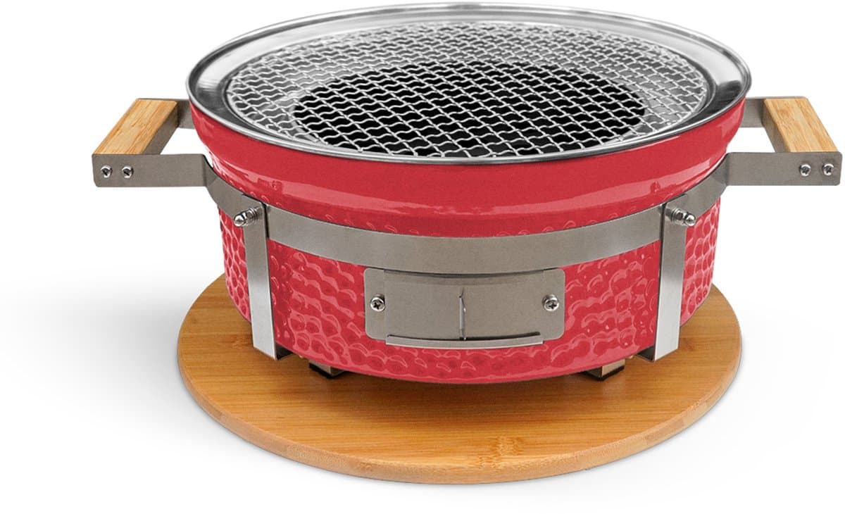 CREATE - Ronde barbecue met grill en bakplaat - BBQ KAMADO HIBACHI — afbeelding 1