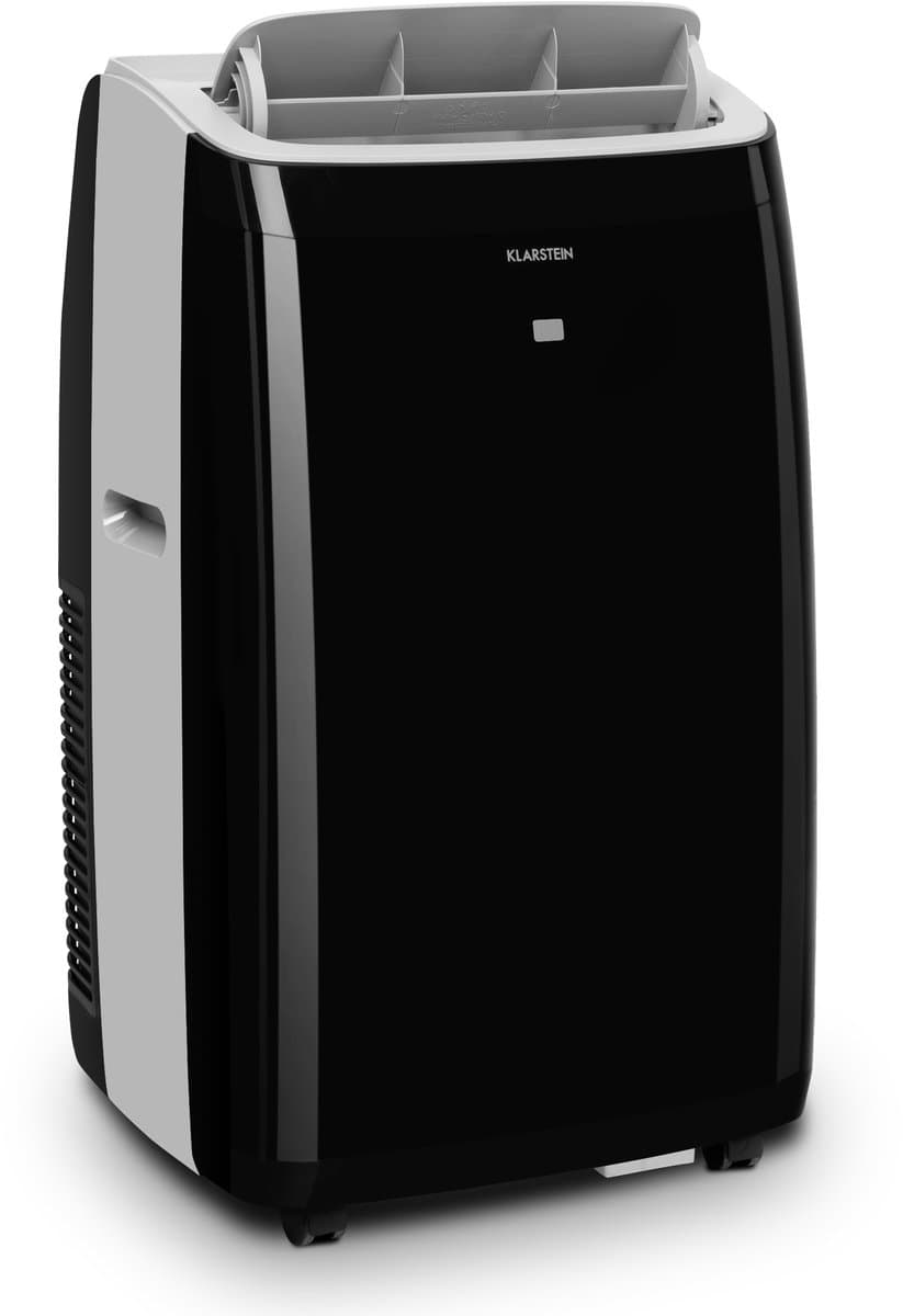 Klarstein Mobiele airconditioner met luchtafvoerslang, 4-in-1 airconditioner, ventilator, luchtontvochtiger & nachtmodus, kleine & draagbare airconditioner voor thuis & op kantoor, laag verbruik, 14000BTU,1 kW voor 65 m² - Afstandsbediening — afbeelding 1