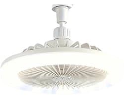 Livano Plafondventilator - Met Verlichting - Plafond Ventilator - Met Lamp - Plafonniere Met Ventilator - Met Licht - 25cm