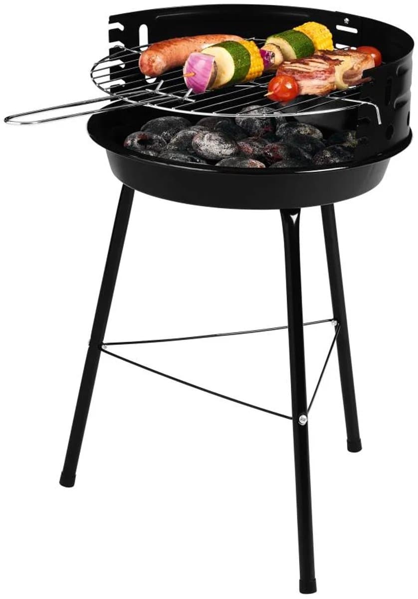 GRILLMEISTER Houtskool BBQ - Barbecue - Type BBQ: Houtskool - Grilloppervlak: Ø 33 cm - Verstelbare hoogte — afbeelding 1