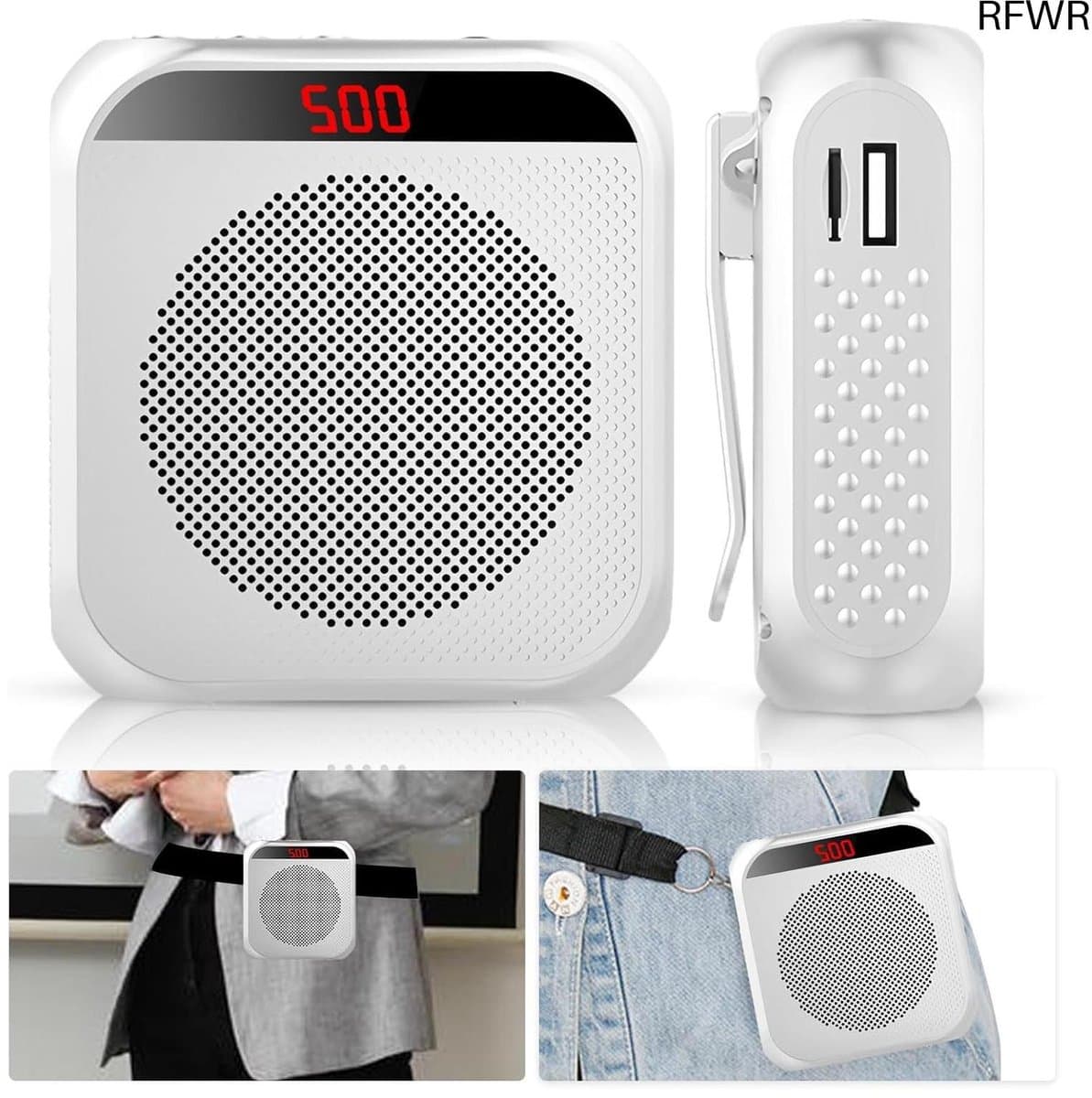 RFWR® Draagbare Spraakversterker met Microfoon en Lange Batterijduur voor Trainers en Leraren — afbeelding 1