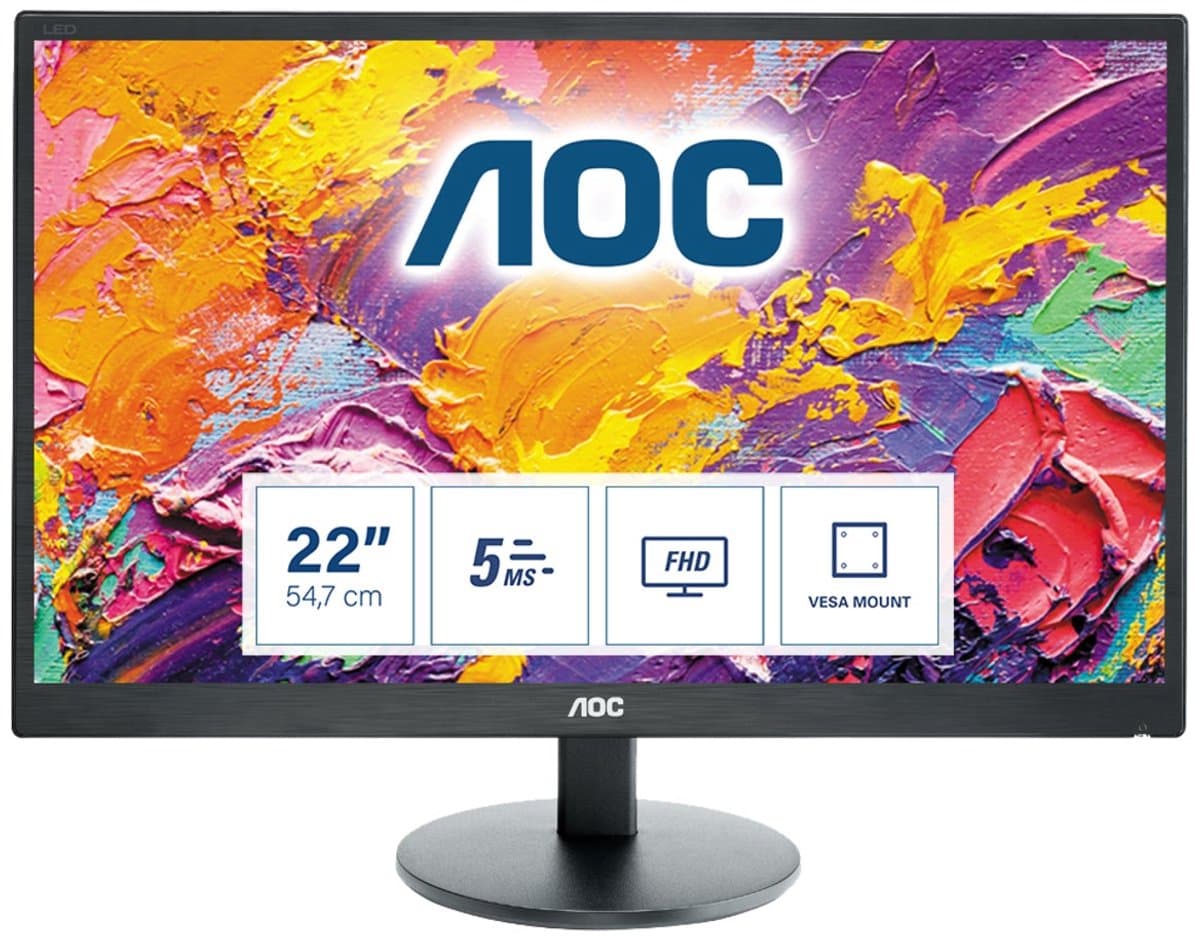 AOC E2270SWN - Monitor — afbeelding 1