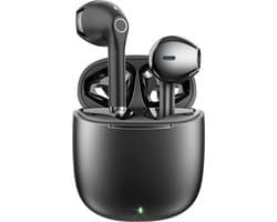 Nubex® Draadloze Oordopjes met Oplaadcase - Bluetooth - Sport Earbuds - Oortjes - Zwart