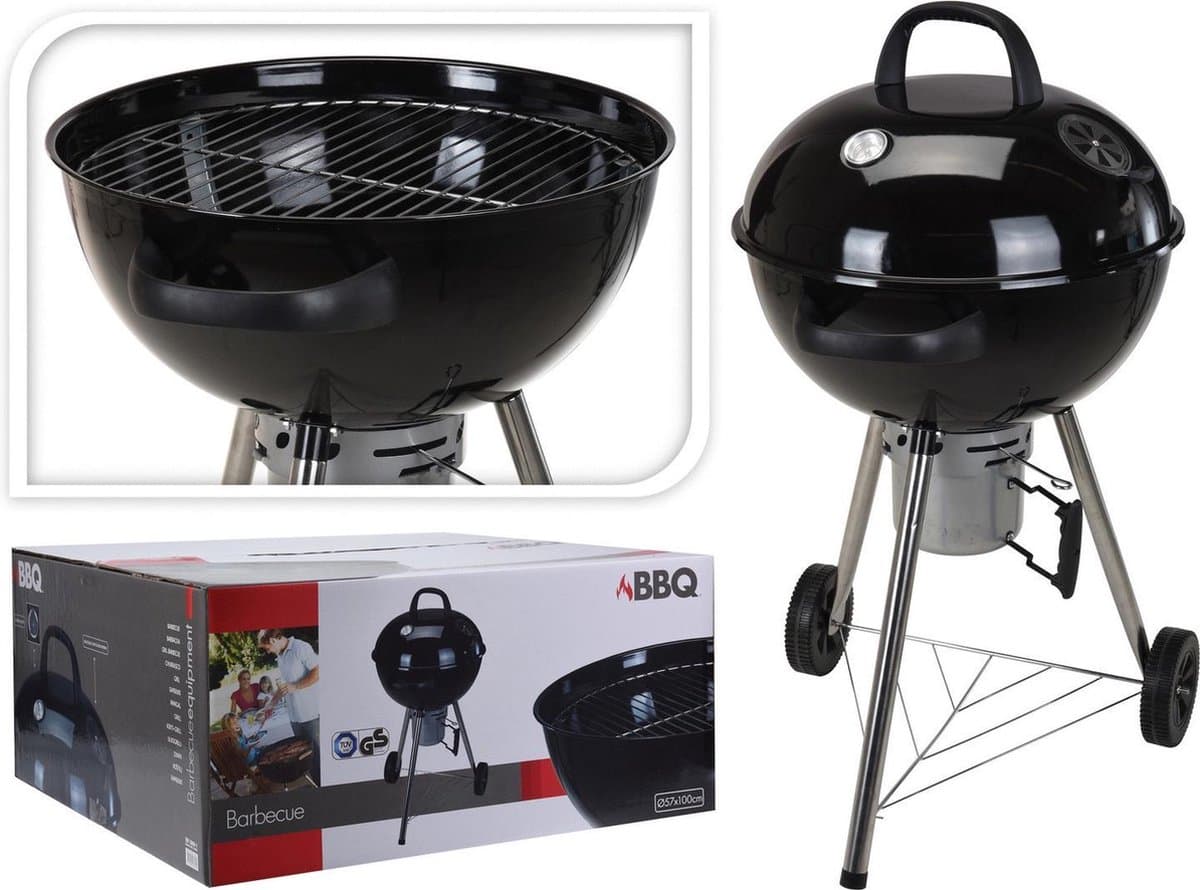Barbecue met asopvangbak - 57x100cm — afbeelding 1