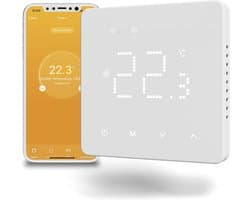 Slimme Thermostaat voor Elektrische Vloerverwarming met Wifi en App Bediening