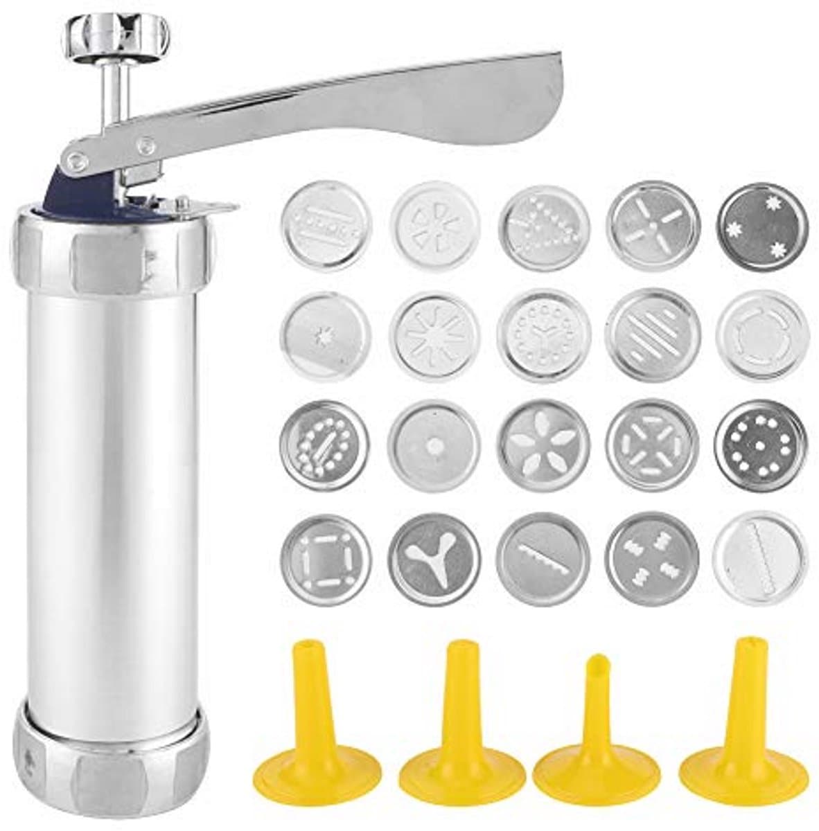 Cookie Press Cutter Maker met 20 Koekjesvormen en 4 Sproeiers — afbeelding 1