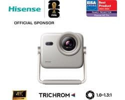 Hisense M2 Pro - Laser Projector 4K (3840x2160) - 3D - Optical Zoom 1.0-1.3 - Auto Keystone correctie - Met draagbare koffer - Grijs