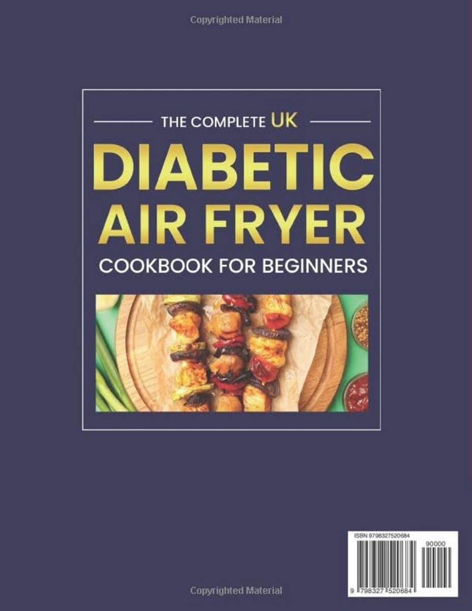 Complete Diabetic Air Fryer Kookboek voor Beginners: Gezonde Low-Sugar en Low-Carb Recepten met 30-Dagen Maaltijdplan — afbeelding 1