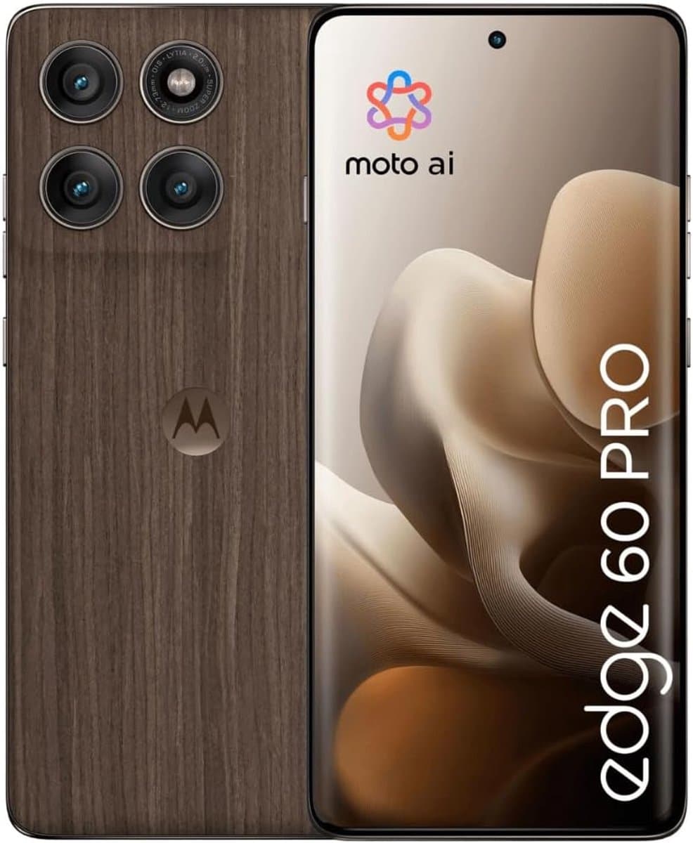 Motorola - Edge 60 Pro 5G - 12/512GB - Pantone Walnut — afbeelding 1