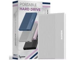 Externe harde schijf 120GB HDD gegevensopslag 2,5 inch USB 3.0 draagbaar compatibel met Mac, desktop, pc, laptop, PS4, PS5