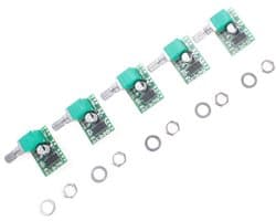 Mini stereo versterker module met USB-voeding - 5 stuks