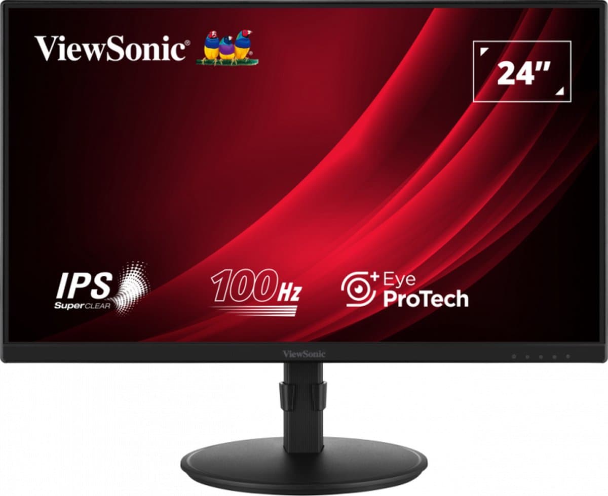 Viewsonic Vg2408a-mhd 23.8´´ 4k Ips Led 100hz Monitor Rood One Size / EU Plug — afbeelding 1