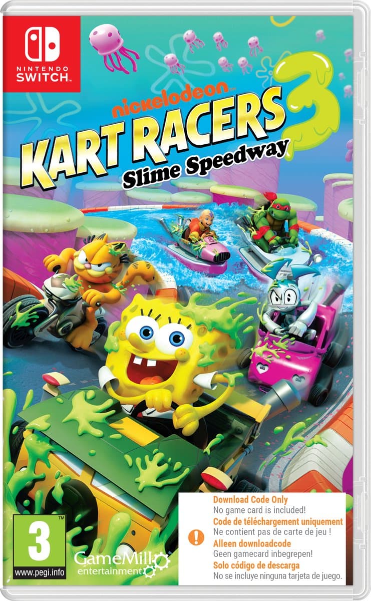 Nickelodeon Kart Racers 3: Slime Speedway - Switch (Code in a Box) — afbeelding 1