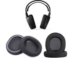 BukkitBow – Set Oorkussens voor Steelseries Artics 1/3/5/7/7X/7P/9/9X/PRO - Koptelefoon Oorkussens / Ear Pads - Memory Foam - Zwart