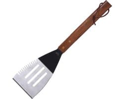 Barbecuespatel Met Houten Handvat Zilver/bruin 41 Cm