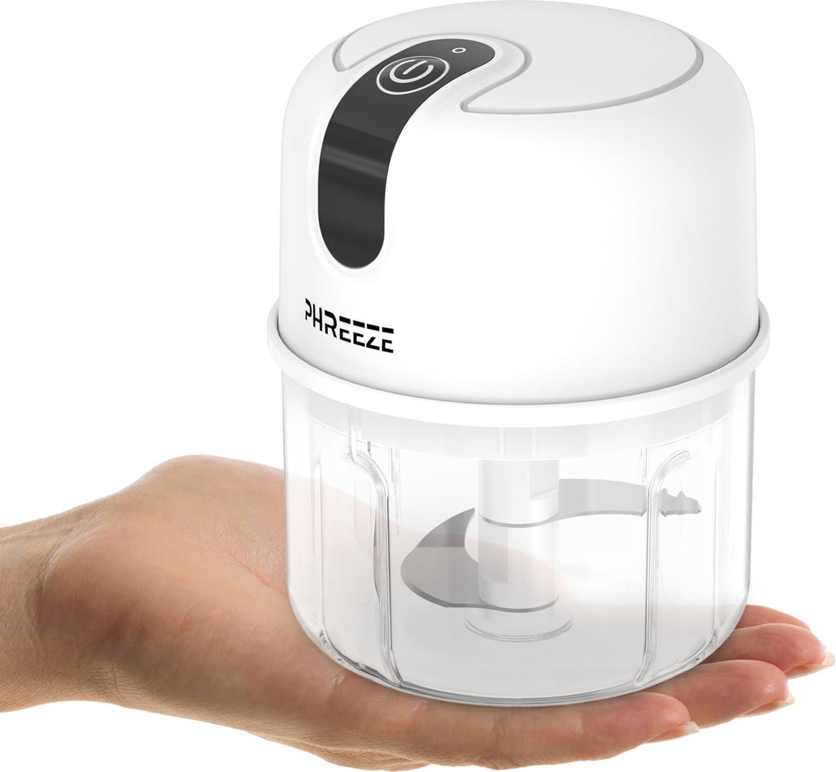 Mini Hakmolen Elektrisch - 250ML - Foodprocessor - Groentesnijder - USB Oplaadbaar - Portable Chopper - Blender - Keukenmachine - Draadloos — afbeelding 1