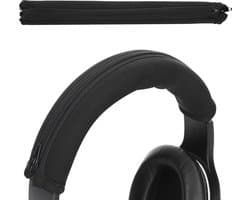 kwmobile cover voor koptelefoon hoofdband - geschikt voor AudioTechnica ATH M50X / M50 / M40X / M40 / M30X / M20X - Koptelefoon band hoes van neopreen - In zwart