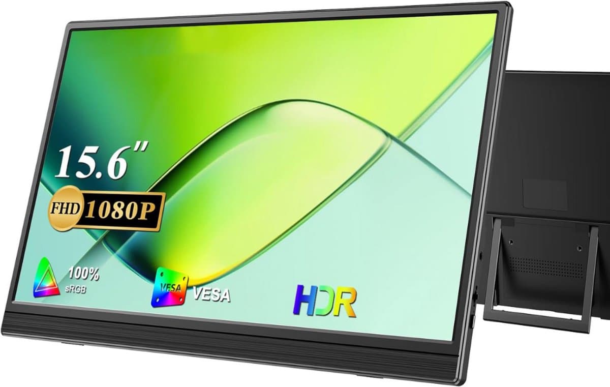 JMZR® Portable Monitor - Draagbare Scherm - Uitbreider - Full HD — afbeelding 1