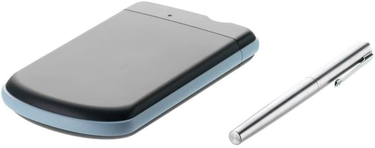 CRLYN® Harde Schijf Extern - Draagbare - 2TB Opslag - Zwart en Blauw — afbeelding 1